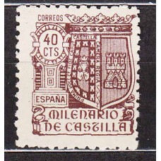 España Sueltos 1944 Edifil 981 Milenario de Castilla ** Mnh