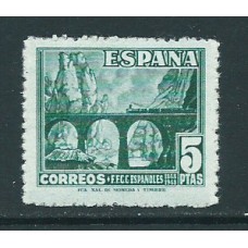 España Sueltos 1948 Edifil 1038 Centenario del ferrocarril * Mh