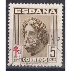 España Sueltos 1948 Edifil 1040 usado Pro tuberculosos