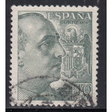 España Sueltos 1949 Edifil 1051 usado Cid y Franco