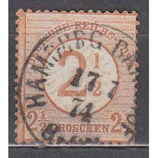 Alemania Imperio Correo 1874 Yvert 28 usado