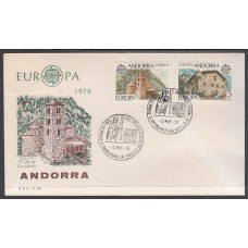 Andorra Española Sobres 1º Día 1978 Edifil 117/8