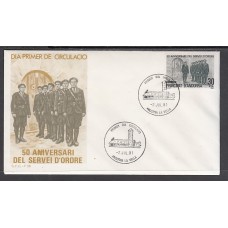 Andorra Española Sobres 1º Día 1981 Edifil 142