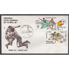 Andorra Española Sobres 1º Día 1982 Edifil 159/60