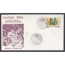 Andorra Española Sobres 1º Día 1984 Edifil 183