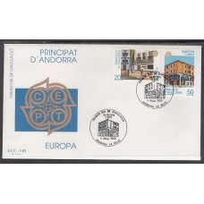 Andorra Española Sobres 1º Día 1990 Edifil 218/9