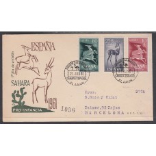 Sahara Sobres 1º Día 1961 Edifil 190/2