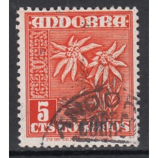 Andorra Española Sueltos 1948 Edifil 46 usado