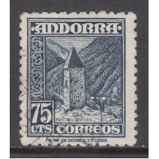 Andorra Española Sueltos 1948 Edifil 52 usado