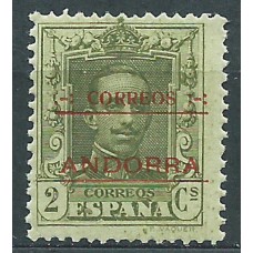 Andorra Española Variedades 1928 Edifil 1d ** Mnh