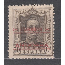 Andorra Española Variedades 1928 Edifil 7d * Mh