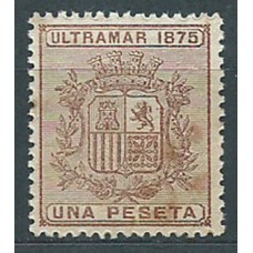 Cuba Sueltos 1875 Edifil 34 usado