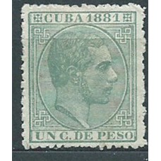 Cuba Sueltos 1881 Edifil 62 usado