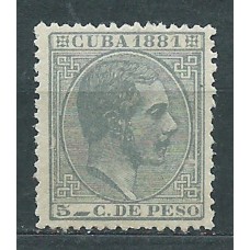 Cuba Sueltos 1881 Edifil 65 (*) Mng