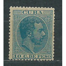Cuba Sueltos 1883 Edifil 103 (*) Mng