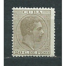 Cuba Sueltos 1883 Edifil 104 * Mh