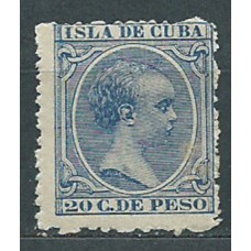 Cuba Sueltos 1891 Edifil 129 * Mh