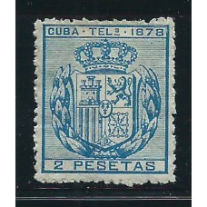 Cuba Sueltos Telegrafos Edifil 44 (*) Mng