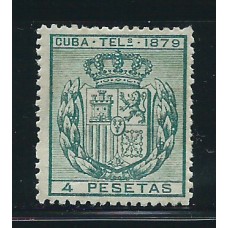 Cuba Sueltos Telegrafos Edifil 48 (*) Mng