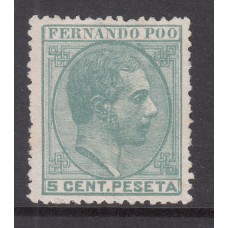 Fernando Poo Sueltos 1879 Edifil 2 (*) Mng