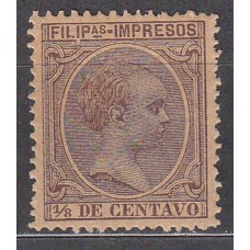 Filipinas Sueltos 1890 Edifil 79 * Mh
