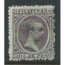 Filipinas Sueltos 1894 Edifil 116 * Mh