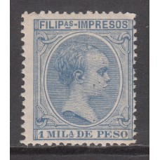 Filipinas Sueltos 1896 Edifil 117 * Mh