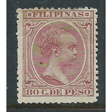 Filipinas Sueltos 1896 Edifil 130 * Mnh