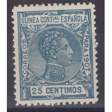 Guinea Sueltos 1907 Edifil 50 ** Mnh