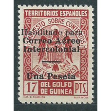 Guinea Variedades 1939 Edifil 259Lhza ** Mnh