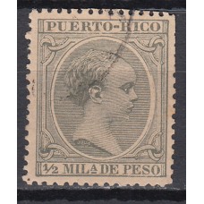 Puerto Rico Sueltos 1891 Edifil 86 Usado