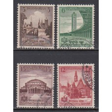 Alemania Imperio Correo 1938 Yvert 608/11 usado
