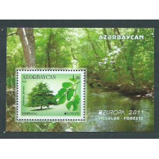 Azerbaijan - Hojas Yvert 88 ** Mnh Bosques