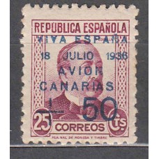 Canarias Correo 1937 Edifil 14 (*) Mng
