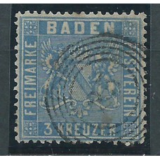 Estados Alemanes - Baden Yvert 10 usado