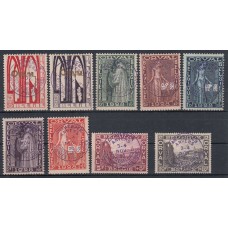 Belgica - Correo 1928 Yvert 266A/6A * Mh Exposición de Anvers