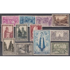 Belgica - Correo 1933 Yvert 363/74 * Mh Abadia de Orval