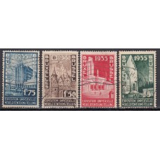 Belgica - Correo 1934 Yvert 386/9 usado