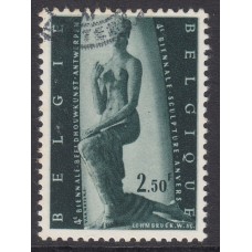Belgica - Correo 1957 Yvert 1024 usado Escultura
