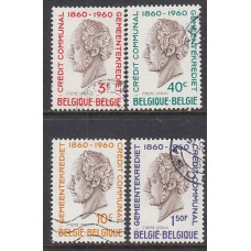 Belgica - Correo 1960 Yvert 1159/62 usado