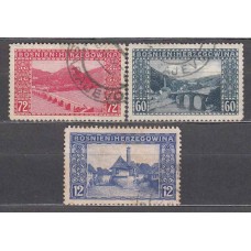 Bosnia - Correo 1912 Yvert 61/3 usado