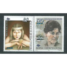 Bosnia - Correo 1996 Yvert 183/4 ** Mnh Mujeres célebres