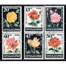 Bulgaria - Correo 1985 Yvert 2929/34 usado Flores