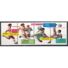 Corea del Sur - Correo 1998 Yvert 1807/10 ** Mnh  Deportes fútbol