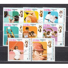 Cuba - Correo 1980 Yvert 2170/7 ** Mnh Olimpiadas de Moscu