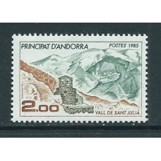 Andorra Francesa Correo 1985 Yvert 338 ** Mnh Paisajes