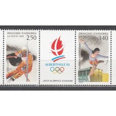 Andorra Francesa Correo 1992 Yvert 414A ** Mnh Olimpiadas