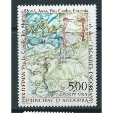 Andorra Francesa Correo 1993 Yvert 440 ** Mnh