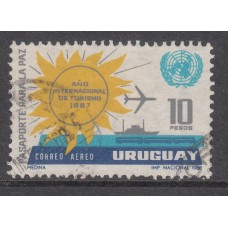 Uruguay - Aereo Yvert 335 usado