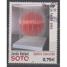 Francia - Correo 2002 Yvert 3535 usado   Jesús Rafael Soto